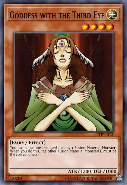 Edison Rulings for Goddess with the Third Eye